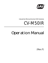 JAI Security Camera CV-M50IR User manual