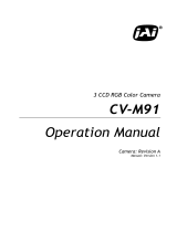 JAI Security Camera CV-M91 User manual