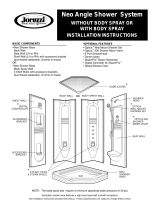 Jacuzzi Outdoor Shower Neo Angle Shower System User manual