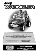 Mattel Jeep Wrangler User manual