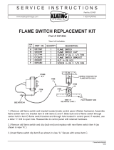 Keating Of Chicago Switch Flame Switch User manual