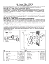 JBL Home Theater System CVSAT50 User manual