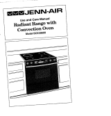 Jenn-Air Convection Oven SCE30600 User manual