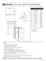 Jenn-Air Refrigerator JCD2297KEF User manual