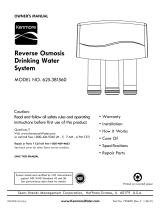 Kenmore 625.385560 UltraFilter 650 User manual