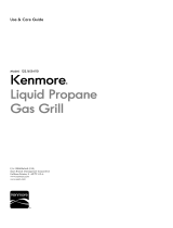 Kenmore Gas Grill 122.1613411 User manual