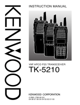 Kenwood TK-5210 User manual