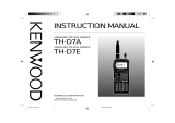 Kenwood Satellite Radio TH-D7A User manual