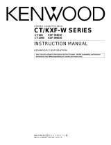 Kenwood Cassette Player CT/KXF-W User manual