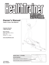 Keys Fitness Elliptical Trainer HT440EL User manual