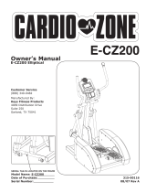 Keys Fitness Elliptical Trainer E-CZ200 User manual