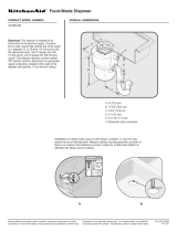KitchenAid Garbage Disposal KCDS100T User manual