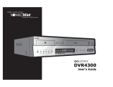 Radio Shack GoVideo DVR4300 DVD-VCR Combo User manual