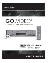 Go Video sonic/blue DVR 4250 User manual