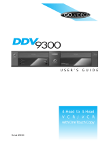 Go-Video DDV 9300 User manual