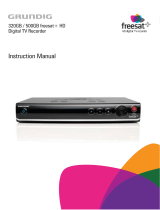 Grundig 320 Freesat+ HD User manual