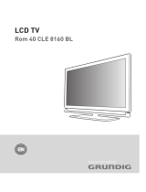 Grundig Flat Panel Television 40 CLE 8160 BL User manual