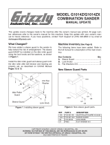Grizzly TV VCR Combo G1014ZX User manual