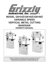 Grizzly G8146Z User manual