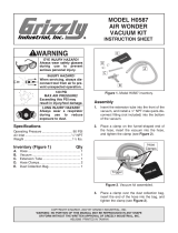 Grizzly Vacuum Cleaner H0587 User manual