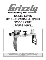 Grizzly Lathe G0766 User manual