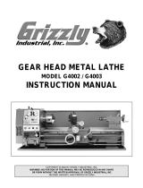 Grizzly Lathe G4003 User manual