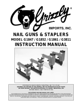 Grizzly Nail Gun G1852 User manual