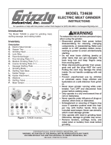 Grizzly T24638 User manual