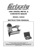 Grizzly Nail Gun H2910 User manual