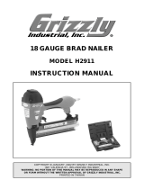 Grizzly Nail Gun H2911 User manual