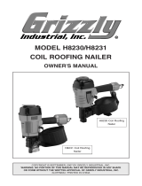 Grizzly Nail Gun H8230 User manual