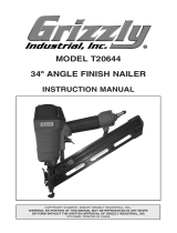 Grizzly Nail Gun T20644 User manual