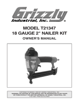 Grizzly Nail Gun T21347 User manual