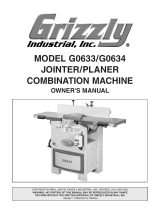 Grizzly Planer G0633/G0634 User manual