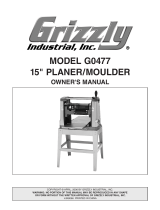 Grizzly Planer G0477 User manual