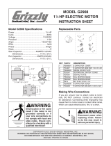 Grizzly G2908 User manual