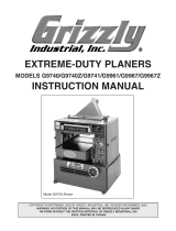 Grizzly Planer G9740 User manual
