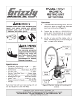 Grizzly Outdoor Misting Fan T10121 User manual