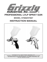 Grizzly Paint Sprayer H7666/H7667 User manual