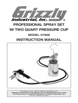 Grizzly Paint Sprayer H7668 User manual