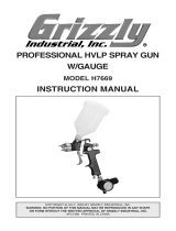 Grizzly Paint Sprayer H7669 User manual