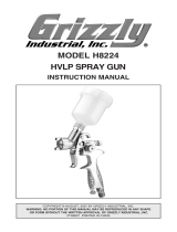 Grizzly Paint Sprayer H8224 User manual