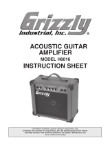 Grizzly Musical Instrument Amplifier H6016 User manual