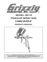 Grizzly Paint Sprayer H8116 User manual