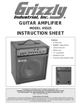 Grizzly Musical Instrument Amplifier H5525 User manual