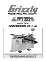 Grizzly Saw G0503 User manual