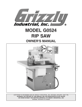 Grizzly G0524 User manual