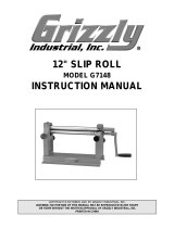 Grizzly Power Roller G7148 User manual