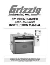 Grizzly Sander G0449 User manual