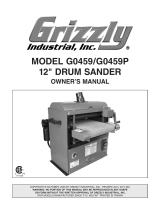 Grizzly Sander G0459P User manual